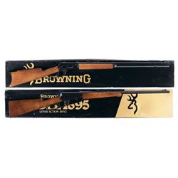Two Boxed Browning Lever Action Rifles