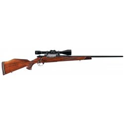 Weatherby Mark V Model Bolt Action Rifle with Weatherby Scope