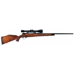 Weatherby Model Mark V Bolt Action Rifle with Weatherby Scope