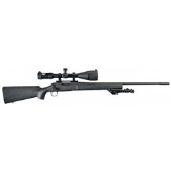 Scoped Remington Model 700 Police Bolt Action Rifle with Bipod