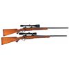 Image 1 : Two Ruger Model 77R Bolt Action Rifles with Scopes