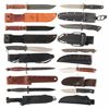 Image 1 : Ten Various Hunting and Military Style Fighting Knives