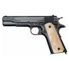 Image 1 : Ron P. Nott Engraved and Gold Inlaid Colt 1911 Semi-Automatic Pistol with Carved Ivory Grips