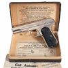 Image 1 : Colt Model 1908 Pocket Hammerless in Nickel Finish with Box