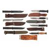 Image 1 : U.S. Issue Military Style Knives with Sheaths