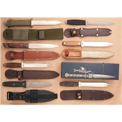 Eight Desirable Collector Hunting and Combat Knives