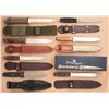 Image 1 : Eight Desirable Collector Hunting and Combat Knives