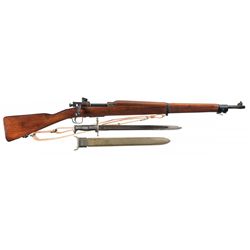 U.S. World War II Remington 1903-A3 Bolt Action Rifle with Sling and Bayonet