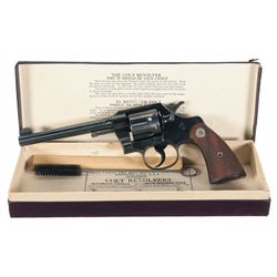 Outstanding Colt Official Police Double Action Revolver with Original Box