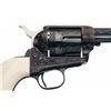 Image 3 : Engraved Colt Second Generation Single Action Army Revolver with Ivory Grips