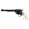 Image 1 : Engraved Gold Inlaid Colt Third Generation Single Action Army Revolver with Ivory Grips