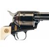 Image 3 : Engraved Gold Inlaid Colt Third Generation Single Action Army Revolver with Ivory Grips