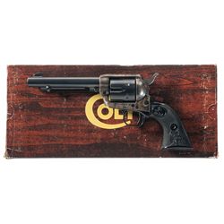Excellent Colt 2nd Generation Single Action Army Revolver with Box