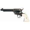 Image 1 : Colt Second Generation Single Action Army Revolver with Ivory Grips and Leather Holster