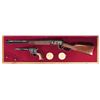 Image 1 : Colt Winchester Commemorative Set with Shared Display Case and Commemorative Medallions