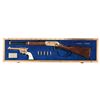 Image 1 : John Wayne The Great American Commemorative Matched Set with Colt Revolver and Winchester Model 94 w