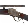 Image 2 : Antique Winchester Model 1885 High Wall Rifle with Scope