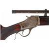 Image 3 : Antique Winchester Model 1885 High Wall Rifle with Scope