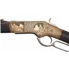 Image 3 : Fantastic Winchester Third Model 1866 Musket with Exquisite European Relief Engraving and Relief Car