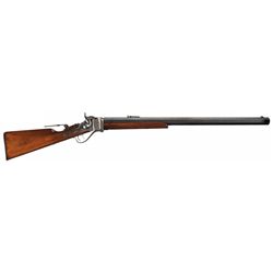 Scarce and Extremely Fine Sharps Model 1874 Heavy Barrel Single Shot Sporting Rifle with Factory Let