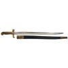 Image 1 : Civil War Sword Bayonet with Scabbard