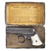 Image 1 : Rare Factory Engraved Silver Plated Remington-Elliot Four Barrel Derringer with Extremely Rare Box a