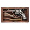 Image 1 : Spectacular Cased Engraved and Silver Finished Remington-Beals First Model Pocket Revolver with Soli