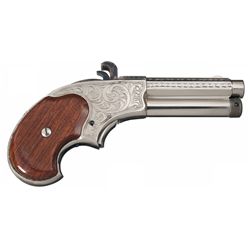 Possibly the Finest Factory Engraved Remington Rider Magazine Pistol