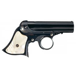 The Finest Conditioned Remington Arms Elliot 5-Shot Ring Trigger Pepperbox Pistol with Pearl Grips I