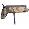 Image 2 : Unique Zimerman Marked Percussion Knife Pistol with Horn Scales