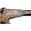 Image 3 : Rare Factory Patriotic Engraved Lindsay Two Shot Pocket Pistol with Original Box and Accessories