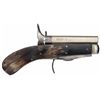 Image 2 : Fine Unwin & Rodgers Non-XLL Knife Pistol with Self Protector Blade Etching and Horn Grips