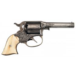 Attractive and Rare Factory Engraved Remington Rider Pocket Metallic Cartridge Revolver with Ivory G