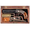 Image 1 : High Condition Cased Allen & Thurber Bar Hammer Pepperbox with Accessories
