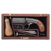 Image 1 : Outstanding Cased Unmarked Small Frame Blunt & Syms Percussion Pepperbox with Accessories