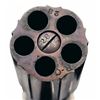 Image 2 : Outstanding Cased Unmarked Small Frame Blunt & Syms Percussion Pepperbox with Accessories