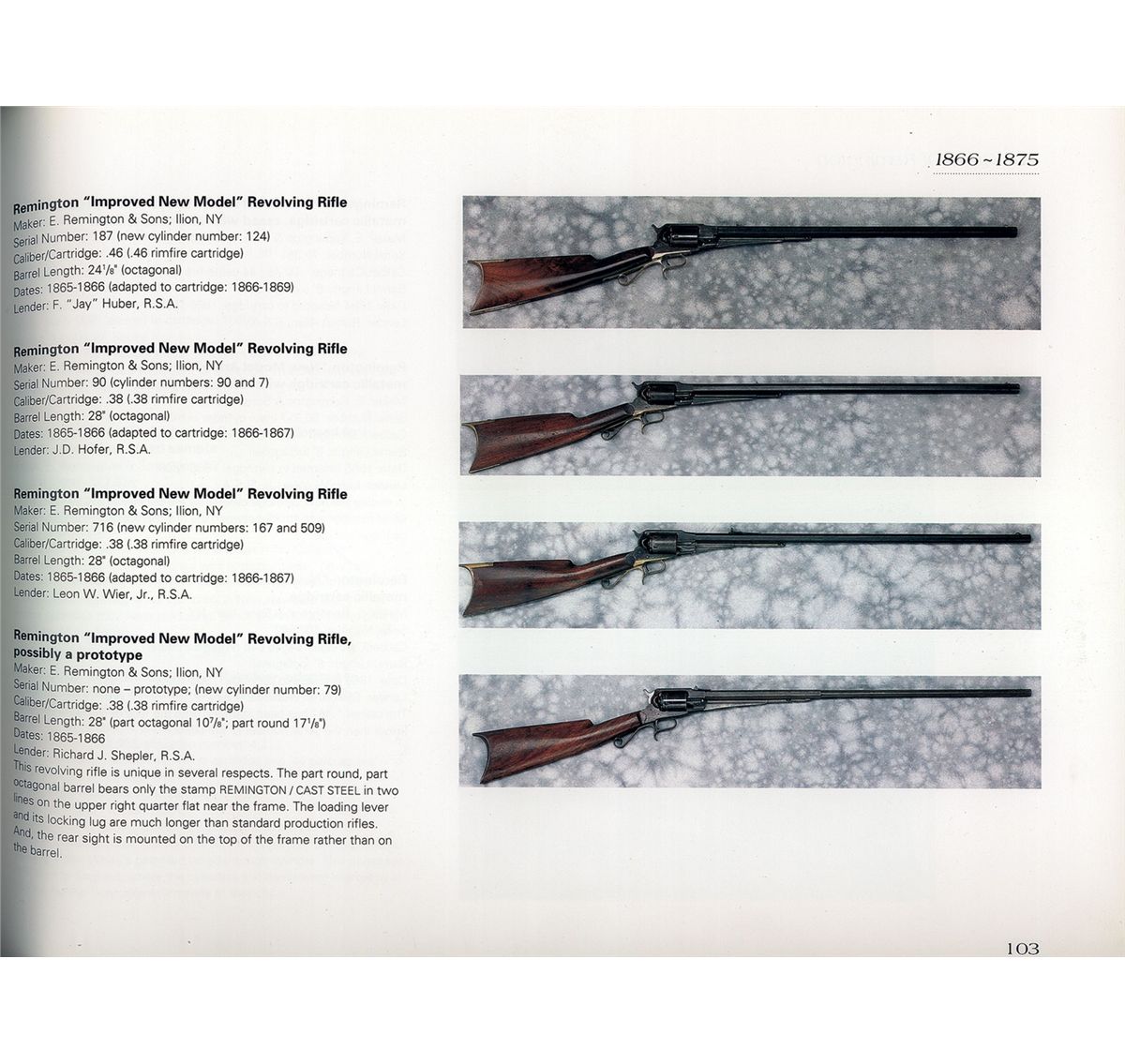 Very Rare Documented Remington Factory Metallic Cartridge Conversion ...