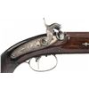 Image 2 : Very Fine Scarce Massive "Dragoon" Size Engraved Henry Deringer Philadelphia Percussion Pistol with