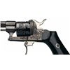 Image 2 : Excellent Engraved E. Le Faucheux Double Action Pinfire Pocket Revolver