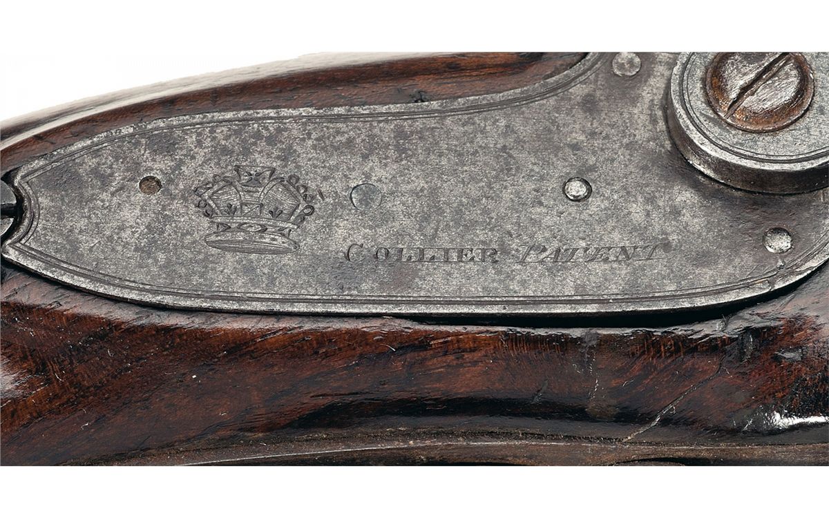 Rare Collier Patent Percussion Revolver