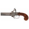 Image 2 : Thomas Marked Swivel Over/Under Barrel Flintlock Pistol