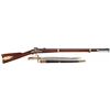 Image 1 : Magnificent Civil War U.S. Model 1863 Remington Zouave Percussion Rifle with Sword Bayonet
