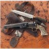 Image 1 : Attractive Colt Model 1851 Navy Percussion Revolver with Slim Jim Belt Rig, Bowie Knife and Elaborat