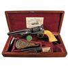Image 1 : Cased Engraved Colt Model 1861 Navy Revolver with Ivory Grip and Accessories