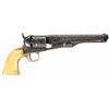 Image 2 : Cased Engraved Colt Model 1861 Navy Revolver with Ivory Grip and Accessories