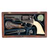 Image 1 : Fine Cased Colt Model 1849 Pocket Revolver with Ivory Grip