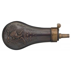 High Condition Colt "Eagle and Shield" Pattern Powder Flask