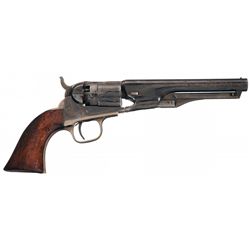 Very Fine and Desirable Unique "L" Suffix New York Address Colt Model 1862 Police Percussion Revolve