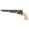 Image 1 : Deluxe New York Engraved Gold Plated Colt Model 1860 Army Revolver with Relief Carved Ivory Grip and