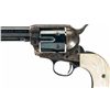 Image 2 : Exceptional First Generation Colt Single Action Army Frontier Six Shooter with Carved Steer Head Pea